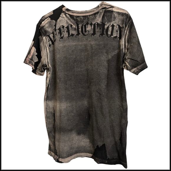 AFFLICTION Puppet Master God vs Devil T-shirt Men's Large *Collector Jesse - Picture 3 of 8